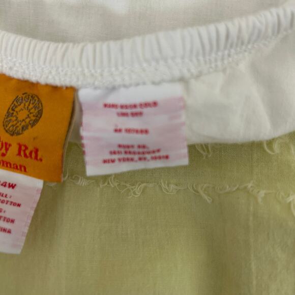 Ruby Rd Maxi Skirt Women 24W Yellow Gradient Tier‎ Boho Chic Cowgirl Western Y2K - Picture 10 of 12